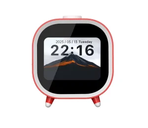 Learning Time Management AI Smart Speaker with Screen Alarm Clock Local Music Weather WiFi Audio Player Wireless Loudspeaker