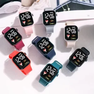 Led Digital Display Couple Student Children Universal Watch Waterproof Electronic Watch Smart Watch for Men Women Sport Fitness