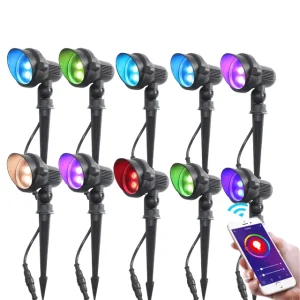 Led Garden Lighting 10w 24v Rgbw Cct Smart Resin Ip 67 Home Decoration Led Garden Light Underground