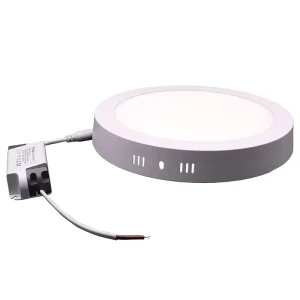 Led Panel Light 18w 12W 24W Smd2835 Led Panels Surface Round Thin Ultra Slim Housing Led Office Light