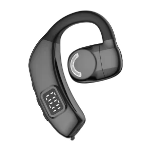 Led Power Display Swivel Left and Right Ear Hang on Painless Wear Business Wireless Headset