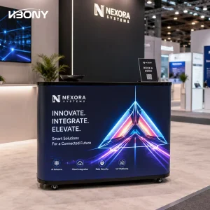 Led Screen Desk Display Flexible Video Wall Commercial Advertising Shopping Mall Table Advertising Information Led DJ Booth