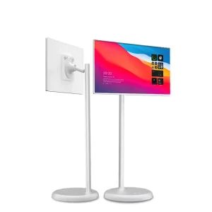 Letine 21.5 23.8 27 32 Inch Android Wireless Portable Smart Touch Screen IPS LCD Full HD 1080p MTK8788 CPU Tv Stand with Wheels