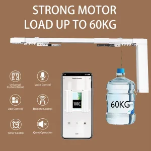 LifeLibero Automatic OEM Smart Curtain System Kits Tuya Smart Electric Window Curtain Motor WiFi for Smart Home Hotel Apartment