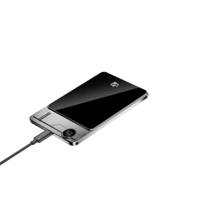 Lightweight Magnetic Battery 5000mAh 120g 15W Wireless Charger Aluminum with LED Screen