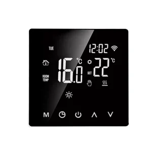 Liquid Crystal Display Button Type LCD Fan Coil Thermostats