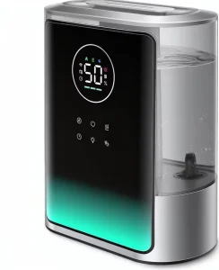 Litre Smart Mist Humidifier Aroma Diffuser Night Light Electric Adjustable Humidity Control 1 Year 600 Square Feet Coverage
