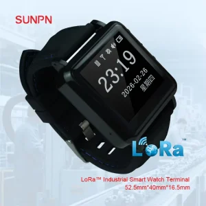 LoRa Industrial Smartwatch IP53 Waterproof Wireless Calling Receiver Terminal for Smart Factory Alert Management