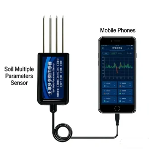 LoRaWAN 8 in 1 Soil NPK pH EC Salinity Moisture Temperature Sensor for Smart Agriculture