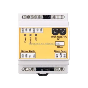 Location Water Leakage Sensor Controller with 4-Pin Cable Sound Alarm & RS485 Network 100-200m Detection Range