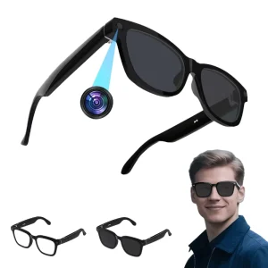 Logo Customization 13MP AI Smart Glasses G600Pro ChatGPT Translation Object Recognition 1080P HD Recording BT Call Music Player