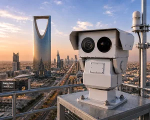 Long Range Multi Sensor PTZ Thermal Camera with Laser Rangefinder for Border Surveillance