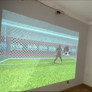 Low Cost Intelligent Virtual Indoor Sports Training Device Big Screen Kickball Amusement Interactive Projection Board Wall Floor