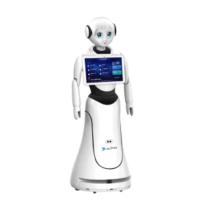 Low Maintenance Fast Smart Auto Recharging Clear Voice Guidance AI Humanoid Robot for Service and Reception