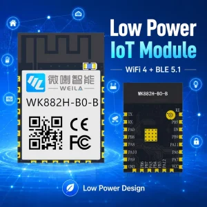 Low Power WiFi BLE Module BLE 5.1 Wireless IoT Module for Smart Devices