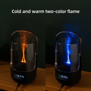 Luxury Aroma Diffuser Digital Time Display Portable Handheld Essential Oil Humidifier Quiet Mist Diffuser for Home Bedroom