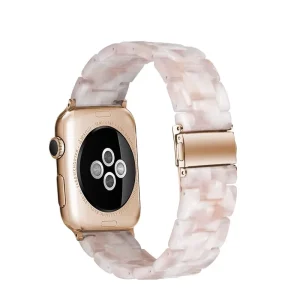 Luxury Colorful Resin Watch Strap Bracelet Smart Watch Bands Accessories for Apple Watch Series 9 8 7 6 5 4 3 Ultra 2 Bands 49mm