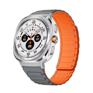 Luxury Flexible Silicone Sweatproof Sport Wristbands compatible with Watch 8 Classic