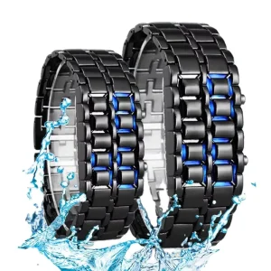 Luxury Men’s Smart Watch Custom Digital LED Electronic Display Ultra-Automatic Includes Calendar Luxury Couple