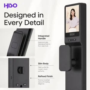 Luxury Tuya Smart Lock 1M Lifespan Fingerprint Password No Drill Keyless Entry Battery Powered Home Use