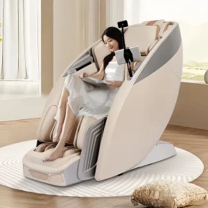 Luxury Zero Gravity 4D SL Track Full Body Electric Massage Chair Heated Shiatsu Kneading Thai Stretch Home Office Recliner