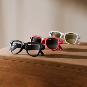 M02 Customized 8MP Camera 290mAh Battery Wireless 10m+ Photo Charging Bin Smart Glasses with Picture Viewing & Translation AI