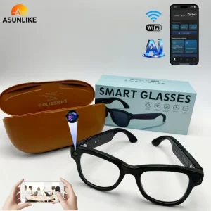 M02 Smart Glasses with Charging case 3600mah Battery 32GB Memory 8 Million pixel Camera Video WiFi BT calling Smart Glasses Men