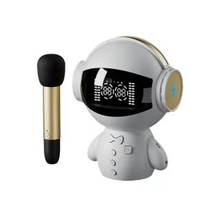 M100 Smart AI Speaker with RGB LED Lighting and Surround Sound Wireless for Home Karaoke & Computer Use