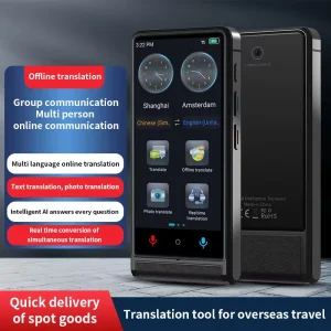 M13 AI Smart Voice Translator 138 Languages Offline Mode 8MP Photo Translation Handheld Travel Device