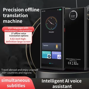 M18 Translator Device Persian Turkish Language 22 Offline Translation 138 Languages Voice Smart Translator for Travel Business