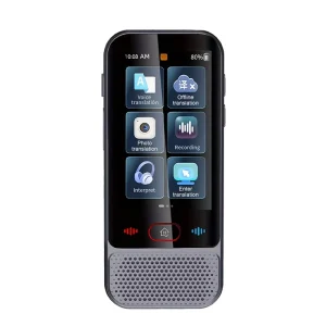 M30 Language Translator Device with 142 Online and 19 Offline Languages, Voice and Photo Translation, AI and Simultaneous Interpretation