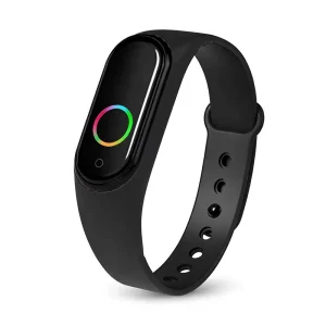 M4 Smart Bracelet Color Screen Heart Rate Monitor Step Counter Silicone Band Wrist Tracker for Sports