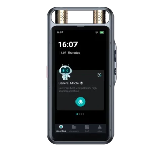 M5 AI Voice Recorder, 5-Inch Touch Screen, Wireless, 134-Language Translation