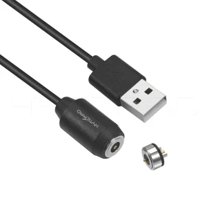 M545 2Pin Pogo Magnetic Charging Cable 6A 5 to 24V USB A for Industrial IoT & Portable Electronic Equipment