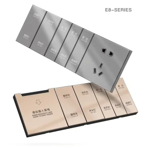 M6 Home Automation System Smart Solution Luxury Zigbee Smart Wall Light Switch No Neutral
