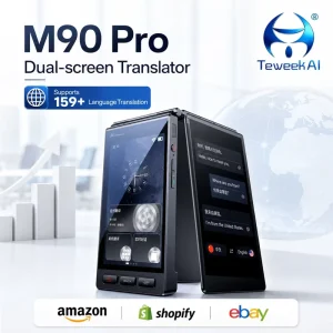 M90 Pro AI Language Translator Machine 28 Offline 159 Online Factory Price Custom Logo Smart Portable Tech