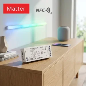 MA C1 MA C2 MA C5 Matter NFC Programmable Controller Smart Lighting PWM Dimmer Compatible with Apple Homekit Alexa Google Home