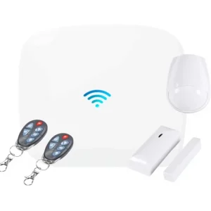 MA-IV 4G GSM Smart Alarm System with NVR 32 Wireless Zones 4K IP Camera Support WiFi/LAN App Control Portable Security System