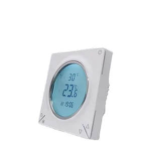 MB Thermostatic 24V Smart Mini Split Floor Heating Parts Temperature Controller Anti-flammable PC+ABS Material for Hotels Modern