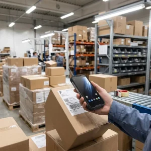 MC95 Portable Handheld Reader Industrial WIFI GPS Smart Phone with 1D 2D Barcode Scanner for Warehouse Logistics