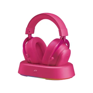 MCHOSE V9 Turbo+ Gaming Headset 60mm Driver Low Latency 4 Mode Wireless Magnetic Charging RGB Base FPS Headset