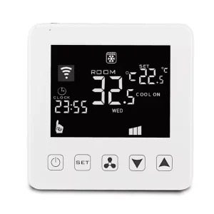 MEIBA FCU Smart Digital Thermostat 220V 110V 24V Remote Control Temperature Controller for HVAC Systems Fan Coil Units 2 Years