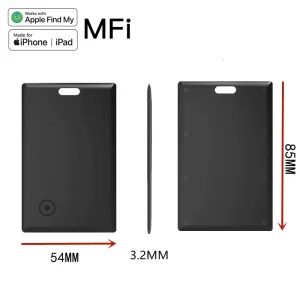 MFI Certified GPS Wireless Card Finder Waterproof Smart Tracker for Personal Use Easy Tracking of Credit Cards