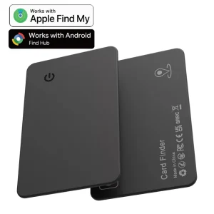 MFi Certified IOS Google Wallet Finder Wireless Charging Find Hub Smart Card Find My Device GPS Locator Card Tracker for iphone