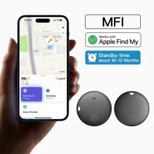 MFi Find My Tracker Finder Key Smart GPS Tracker Locator Anti Lost for Mobile Phone Wallet Keys Luggage Card Real Time Tracking