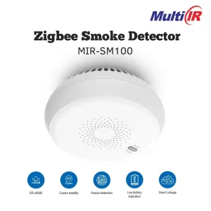 MIR SM100 Zigbee Smoke Detector 5 Years Standby Smart Home Fire Alarm Wireless Sensor for Home Security Automation