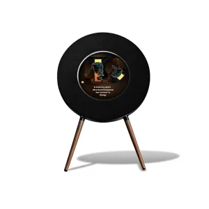 MORRORART R1 Vinyl for 5.0 Floating Subtitle Display Smart Speaker with 200W Heavy Bass for Living Room APP Supported