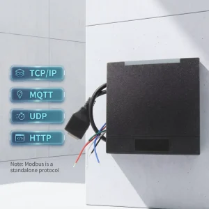MQTT HTTP TCP IP RFID Reader with Free SDK API 125kHz 13.56MHz Dual Frequency Network Card Reader for IoT System Integration