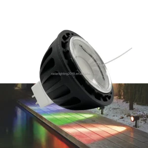 Waterproof MR16 LED Smart Bulb, 6W RGBCW, 30°/40°/60° Beam Angle, Wireless Bluetooth Control, Landscape and Garden Lighting, Aluminum and Glass Body