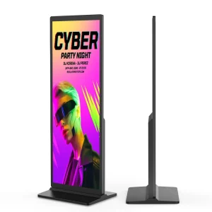 MWE 43 Inch Ultra Thin Indoor LCD Digital Signage With Touch Screen Advertising Display 1 Year Warranty